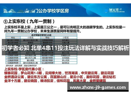 初学者必知 北单4串11投注玩法详解与实战技巧解析 初学者必知 北单4串11投注玩法详解与实战技巧解析